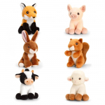 KEEL TOYS Keeleco pehme m&auml;nguasi farmi loom 12 cm