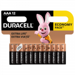 DURACELL patareid AAA, 12tk