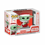 FUNKO POP! Vinyl figuur: Star Wars: The Mandalorian - Holiday Grogu (The Child)