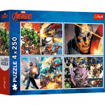 TREFL AVENGERS Puslede komplekt, 4x250 osa