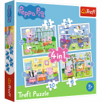 TREFL PEPPA PIG Puslede komplekt, 4 tk, P&otilde;rsas Peppa