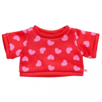 BUILD-A-BEAR punane s&uuml;damekestega pusa