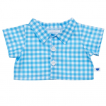 BUILD-A-BEAR sinine ruuduline s&auml;rk