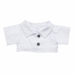 BUILD-A-BEAR valge teksajakk