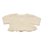 BUILD-A-BEAR kreemikas satsidega kardigan