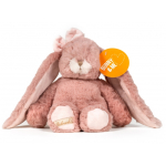 Bunny & Me tikkimisteenusega pehme m&auml;nguasi s&otilde;bralik j&auml;nes Kanini vanaroosa, 30 cm