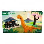BRIO WORLD Raudtee komplekt Dinosaurus