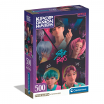 CLEMENTONI KPOP DEMON HUNTERS pusle 500 osa kompaktne