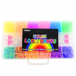 Loom bands k&auml;ev&otilde;rude valmistamise komplekt 2400 osa