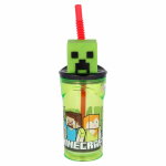 MINECRAFT 3D joogitops k&otilde;rrega, 360 ml