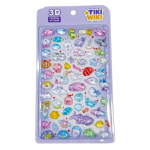 TIKI WIKI 3D kleebiste komplekt - Crystal: Sea