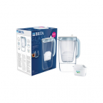 Klaasist filterkann BRITA LED Maxtra Pro Blue, 2.5 l + veefilter BRITA Maxtra PRO All-In-1