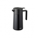 Hario kahekihiline termokann keraamilise kattega, 600 ml &ndash; must