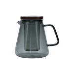 S|P Collection Luma Grey teekann klaasist filtri ja kaanega, 930 ml
