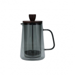 S|P Collection Luma Grey kohvikann klaasist filtri ja kaanega, 350 ml