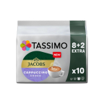 Tassimo Cappuccino Choco kohvikapslid (&uuml;hilduvad Bosch Tassimo kapselkohvimasinatega), 10 tk.