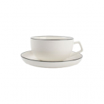 Tass alustaldrikuga S|P Collection Studio Base White, 220 ml