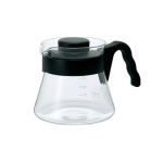 Hario V60 klaasist kohvikann, 450 ml &ndash; must