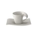 Espressotass koos alustassiga Villeroy & Boch NewWave, 50 ml