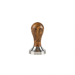 SORSO Barista tamper, roostevaba teras, puidust k&auml;epidemega, 51 mm &ndash; pruun