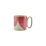 Salt&Pepper Paint Grey/Pink tass, 390 ml