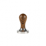 SORSO Barista tamper, roostevaba teras, puidust k&auml;epidemega, 58 mm &ndash; pruun