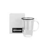 Whittard of Chelsea Black Glass Pao s&otilde;elaga kruus, 400 ml