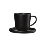 Espresso tass & alustass Asa Selection Coppa Kuro, 80 ml