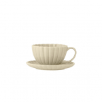 Bloomingville Nature Stoneware Latina tass alustassiga, 220 ml
