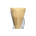 Voltimata naturaalsed paberfiltrid Chemex Half Moon, 100 tk. (3 tassi Chemex kannule)