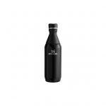 Veepudel Stanley The All Day Slim Black gloss, 600 ml