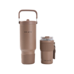 CHiATO Home hot & fresh SIP Choco Brown isoleeritud termostassi ja -topsi komplekt &ndash; pruun