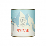 Must tee r&ouml;stitud tatra ja v&uuml;rtsidega Lune Tea Apr&egrave;s Ski Tea, 50 g