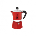Espressokann Bialetti Moka Rainbow 3-cup Red