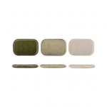 Bloomingville Green Stoneware Addison 3 taldriku komplekt