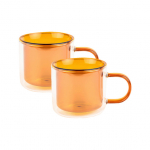 Topeltseina ja sangaga cappuccino-klaas CHiATO, 2 x 250 ml