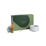 Matcha tee komplekt CHiATO Zen Pure White &ndash; valge