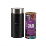 CHiATO milkPLAY piimavahustaja ja KAV America East Indian Spice chai latte segu komplekt
