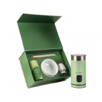 CHiATO milkPLAY piimavahustaja ja Zen Pure White matcha tee komplekt