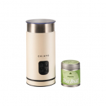 CHiATO milkPLAY piimavahustaja ja Feel Brill matcha tee komplekt
