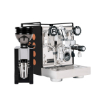Rocket Espresso Appartamento 2.0 Black/Copper espressomasin ja Eureka Mignon Arto 65 kohviveski