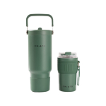 CHiATO Home hot & fresh SIP Sage Green isoleeritud termostassi ja -topsi komplekt &ndash; roheline