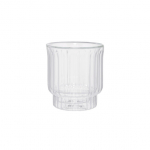 Topeltseinaga sooneline latte-klaas CHiATO, 300 ml &ndash; l&auml;bipaistev