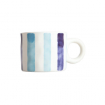 Homla TERNA Blue Stripes tass, 350 ml