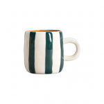 Homla TORRIT Green Stripes tass, 100 ml