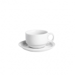 Homla VIENNA White tass alustaldrikuga, 230 ml