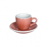 Espressotass & taldrik Loveramics Egg Cinnabar, 80 ml