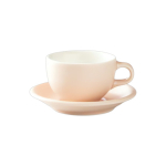 Origami latte-kausi alustass &ndash; mattroosa