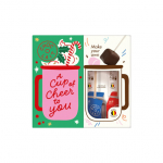 Kuum&scaron;okolaadi kinkekomplekt MoMe Choc-o-lait Original XMAS (4 pulgad + tass)