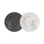 Villeroy & Boch Manufacture Mickey Mouse hommikus&ouml;&ouml;gi- / magustoidutaldrik, 2 x 21,7 cm